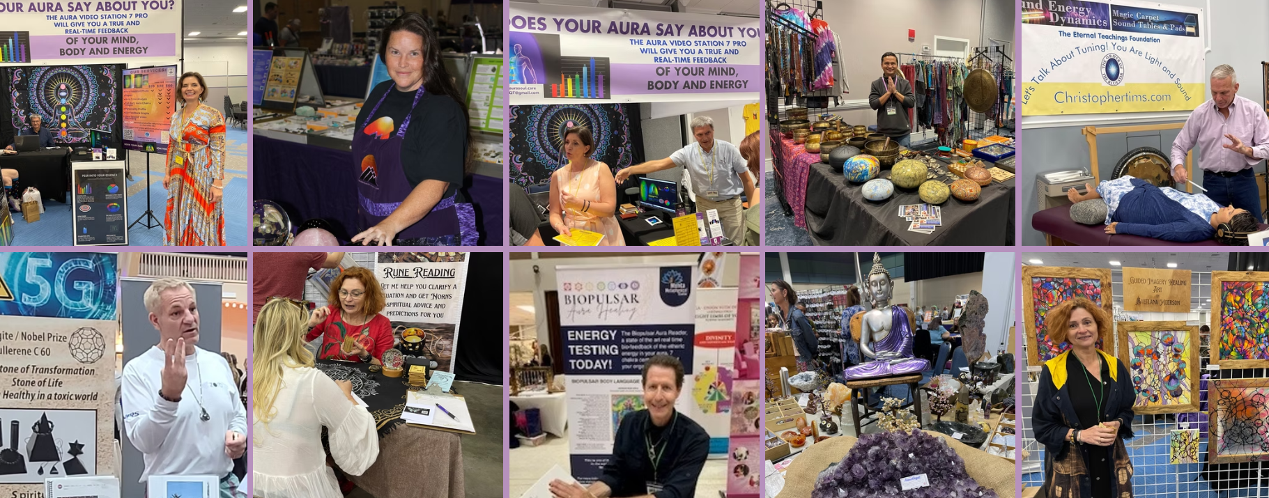 Vendors and exhibitors at a past Spirit Fest event